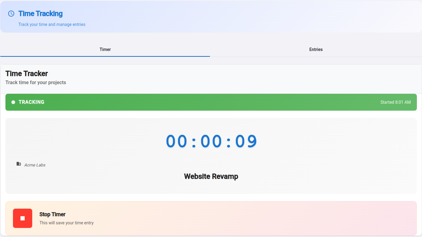 Time Tracking